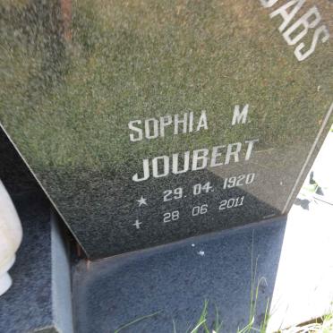 JOUBERT Sophia M. 1920-2011