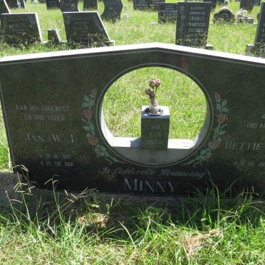 MINNY W.J. 1912-1991 & E.C. 1921-