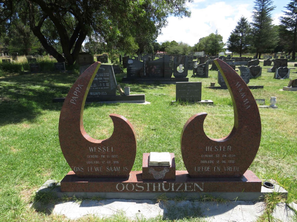 OOSTHUIZEN Wessel 1932-1996 & Hester 1934-1996