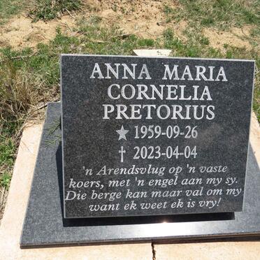 PRETORIUS Anna Maria Cornelia 1959-2023