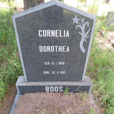 ROOS Cornelia Dorothea 1898-1983