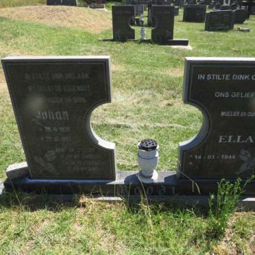 ROODT Johan 1939-1997 & Ella 1944-