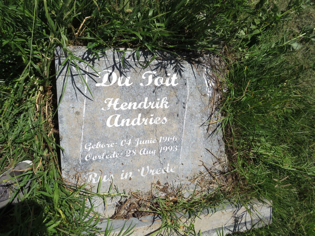 TOIT Hendrik Andries, du 1966-1993