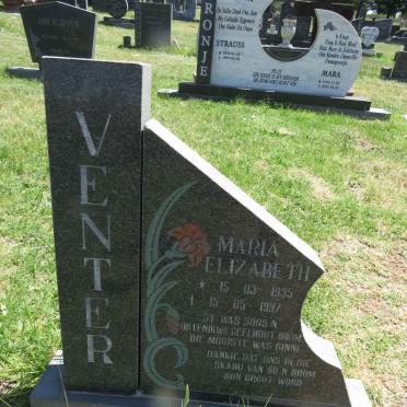 VENTER Maria Elizabeth 1935-1997