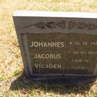 VILJOEN Johannes Jacobus 1921-2011
