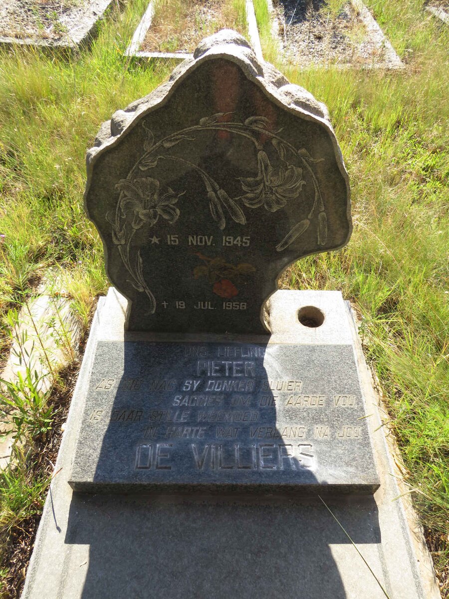 VILLIERS Pieter, de 1945-1958