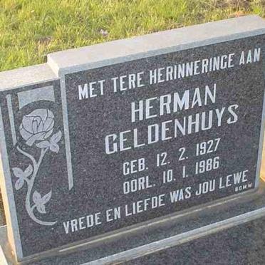 GELDENHUYS Herman 1927-1986