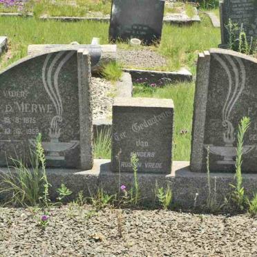 MERWE S.W., v.d. 1875-1958 &amp; F.C. 1879-1974