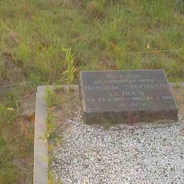 ROUX Hendrik Stephanus, le 1887-1969