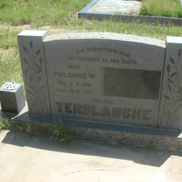 TERBLANCHE Philippus W. 1916-1967