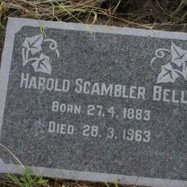 BELL Harold Scambler 1883-1963