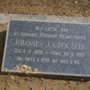 BERG Johannes J., van den 1890-1951