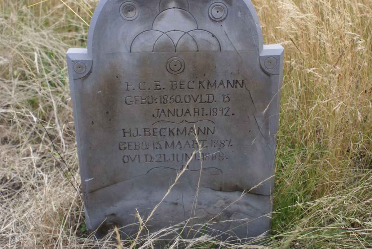 BECKMAN P.C.E. 1850-1892 :: BECKMAN H.J. 1887-1888