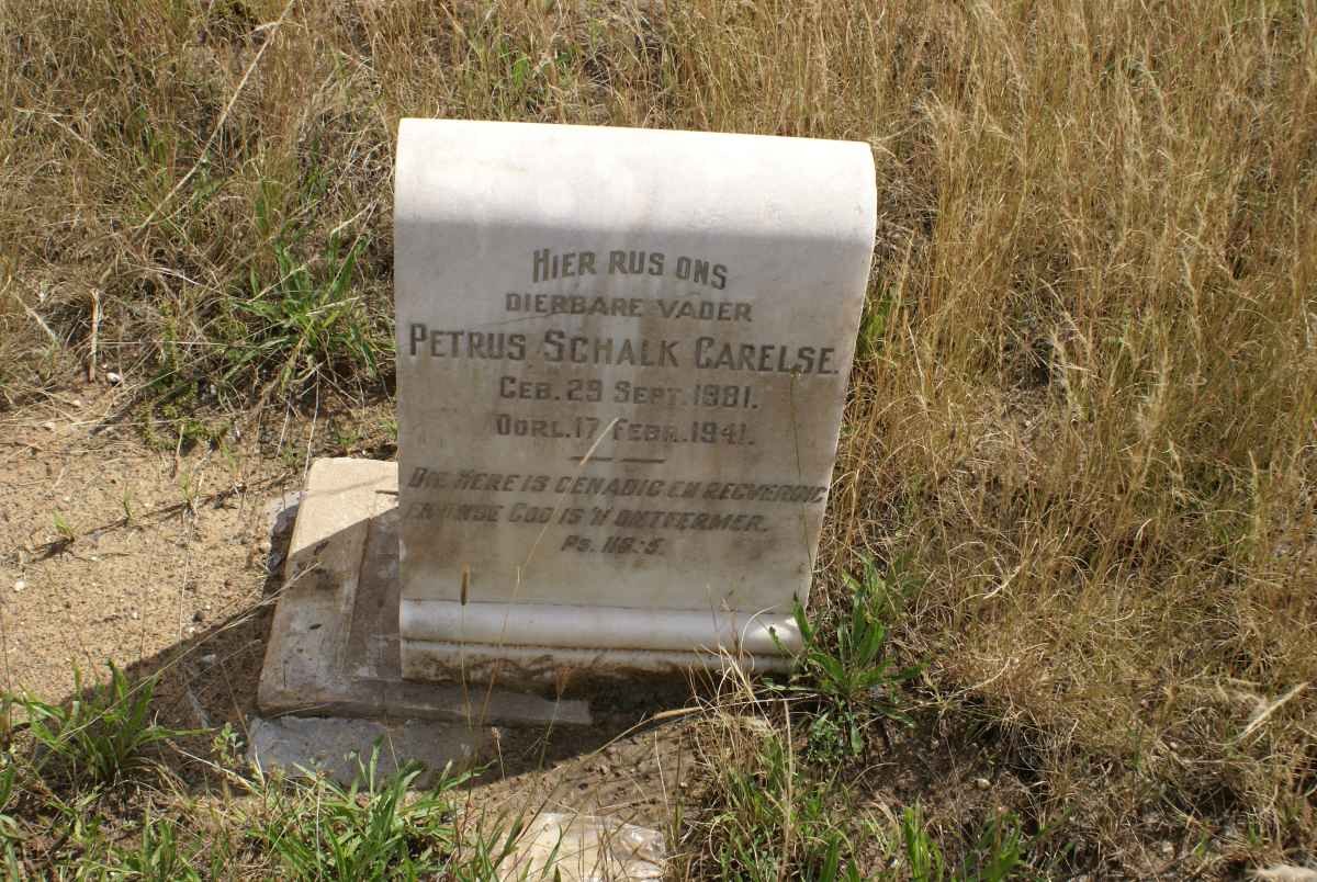 CARELSE Petrus Schalk 1881-1941