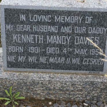 DAVIES Kenneth Mandy 1901-1958