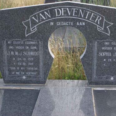 DEVENTER J.M.M.J. Schmidt, van 1929-1994 &amp; Sophia Jacoba 1931-