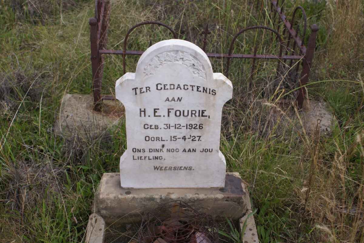 FOURIE H.E. 1926-1927