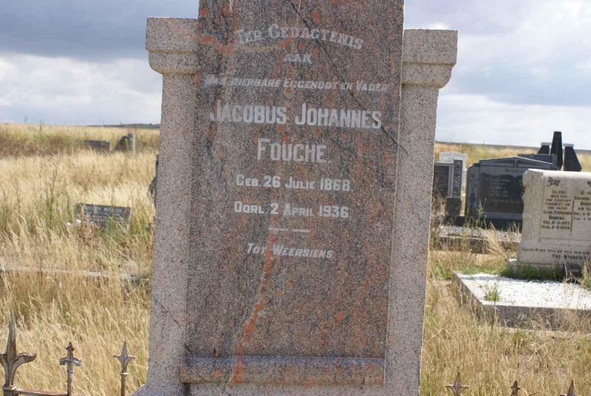 FOUCHE Jacobus Johannes 1868-1936