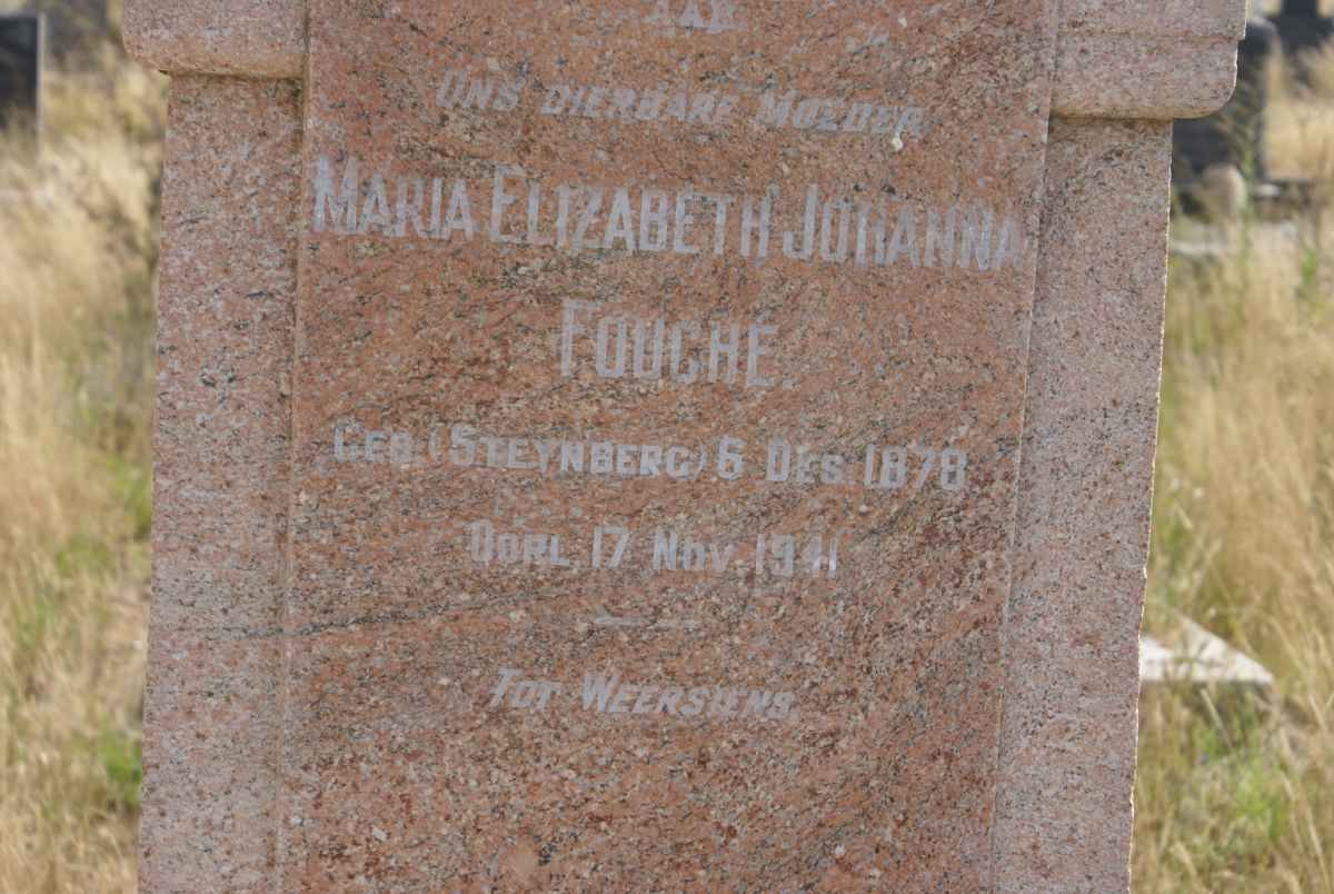 FOUCHE Maria Elizabeth Johanna nee STEYNBERG 1878-1941