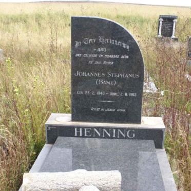 HENNING Johannes Stephanus 1940-1963