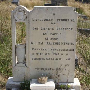 HENNING Willem Francois -1947