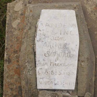 HEERDEN Marijna Suzara, van 1912-1917