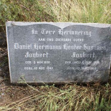 JOUBERT Daniel Hermanus 1852-1947 &amp; Hester Susanna NEL 1858-1950
