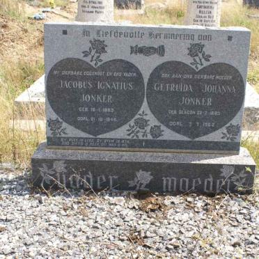 JONKER Jacobus Ignatius 1883-1949 &amp; Gertruida Johanna DEACON 1883-1962