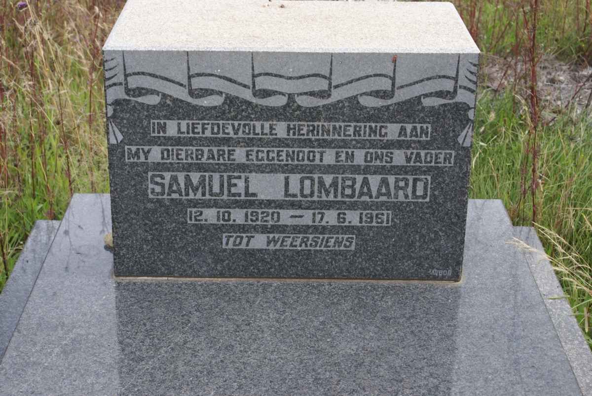 LOMBAARD Samuel 1920-1951