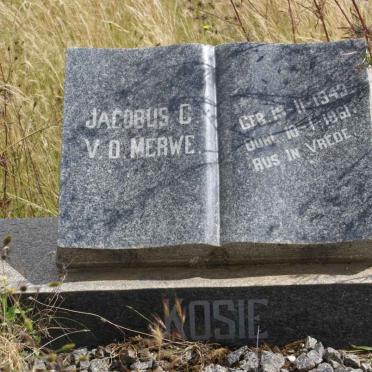 MERWE Jacobus C., v.d. 1943-1961