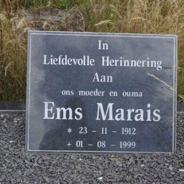 MARAIS Ems 1912-1999