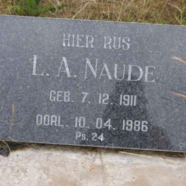 NAUDE L.A. 1911-1986