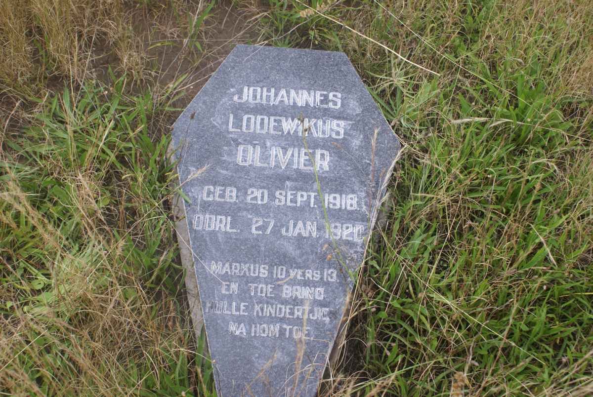 OLIVIER Johannes Lodewikus 1918-1920