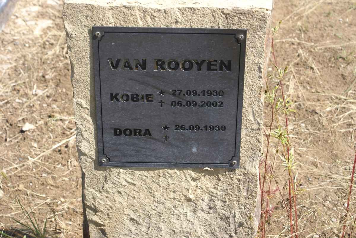 ROOYEN Kobie, van 1930-2002 &amp; Dora 1930-