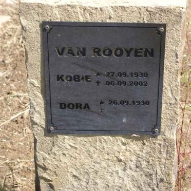 ROOYEN Kobie, van 1930-2002 &amp; Dora 1930-