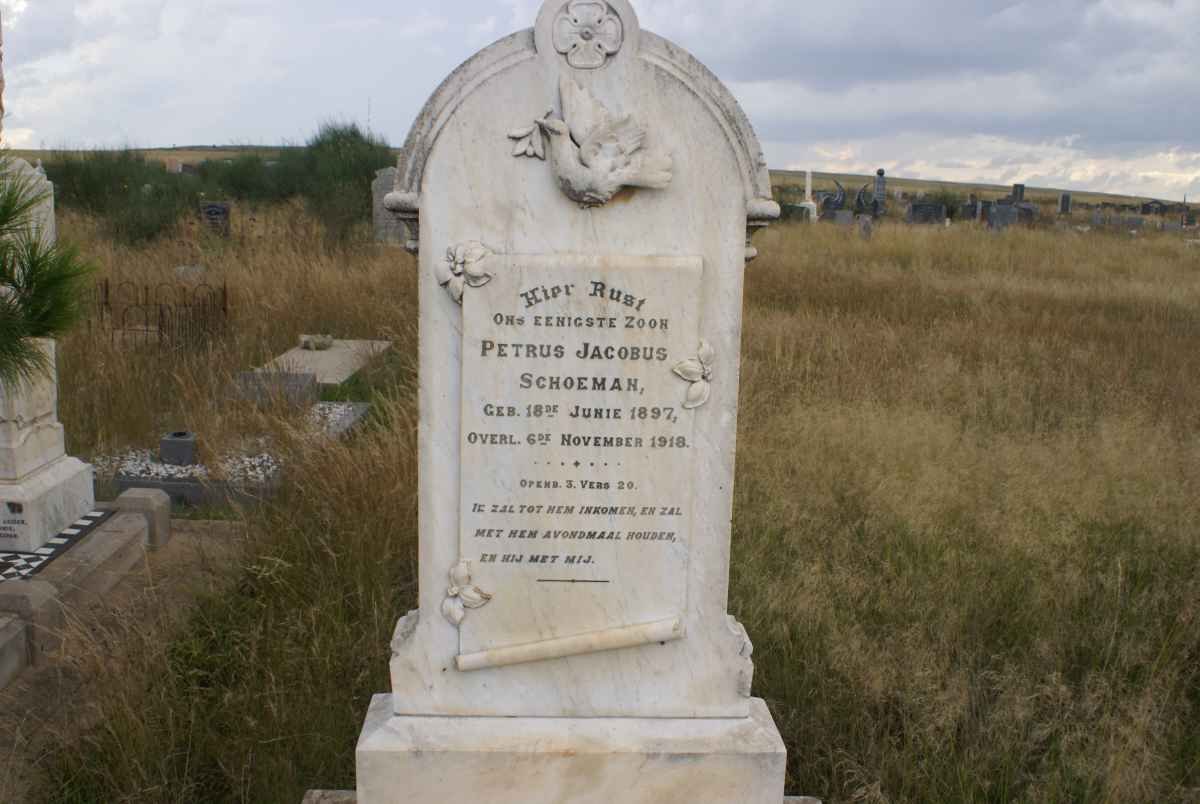 SCHOEMAN Petrus Jacobus 1897-1918