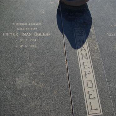 SWANEPOEL Pieter Iman Boeije 1904-1986 &amp; Helena Catharina LOMBARD 1918-