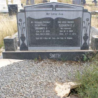 SMITH Johannes J. 1876-1959 &amp; Elizabeth C.J. HOWARD 1889-1973