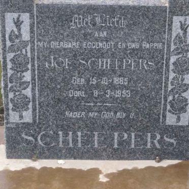 SCHEEPERS Joe 1885-1953