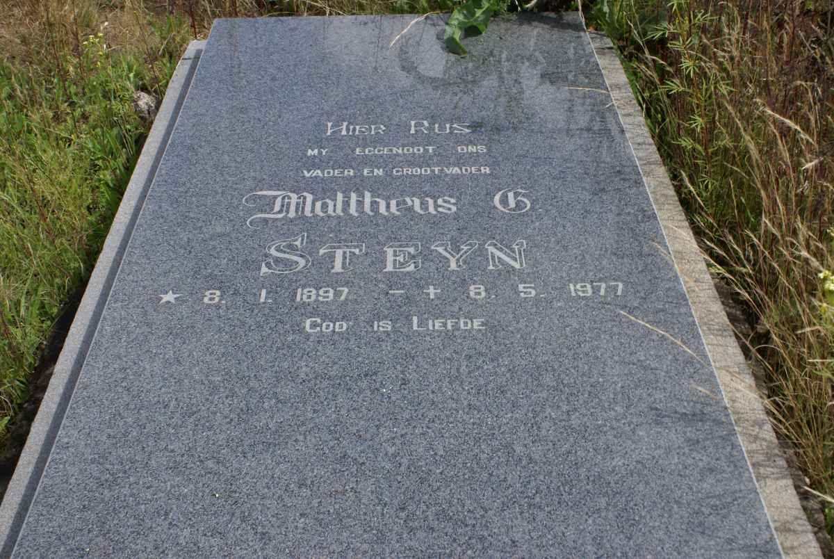 STEYN Mattheus C. 1897-1977