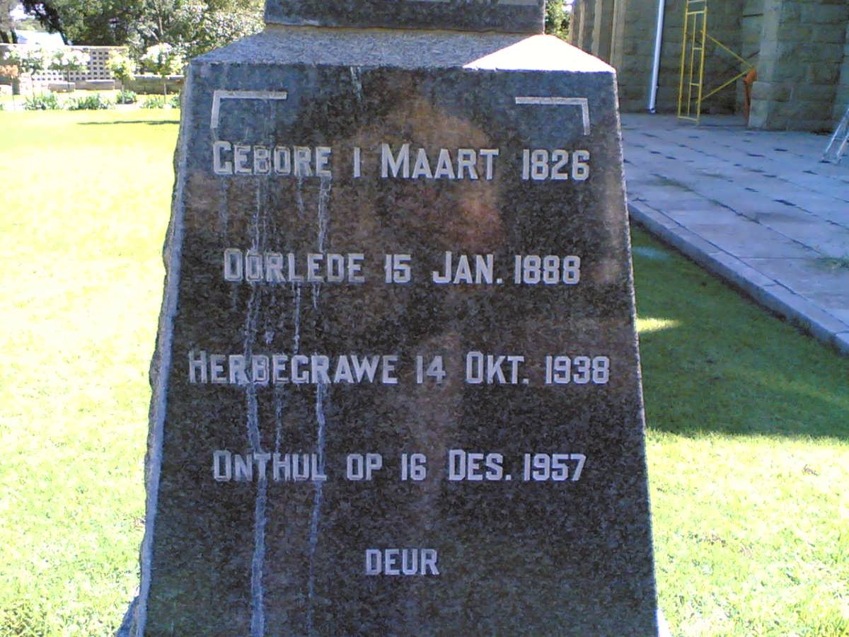 MERWE Johanna, V.D. 1826-1888