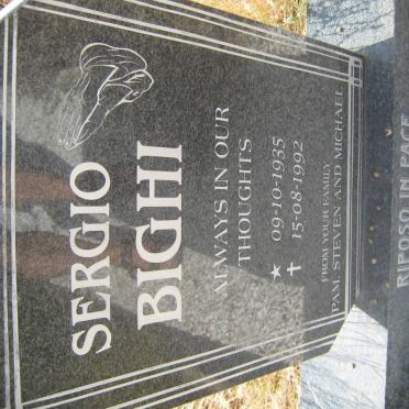 BIGHI Sergio 1935-1992