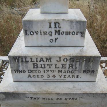 BUTLER William Joseph -1929