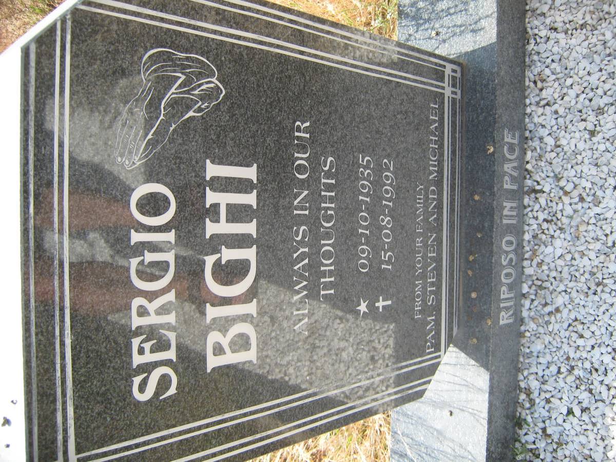 BIGHI Sergio 1935-1992