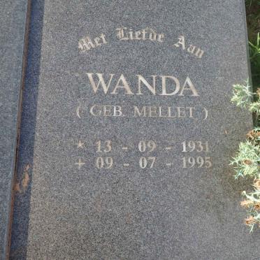 BOTHA Jacobus Willem 1929-1999 &amp; Wanda MELLET 1931-1995