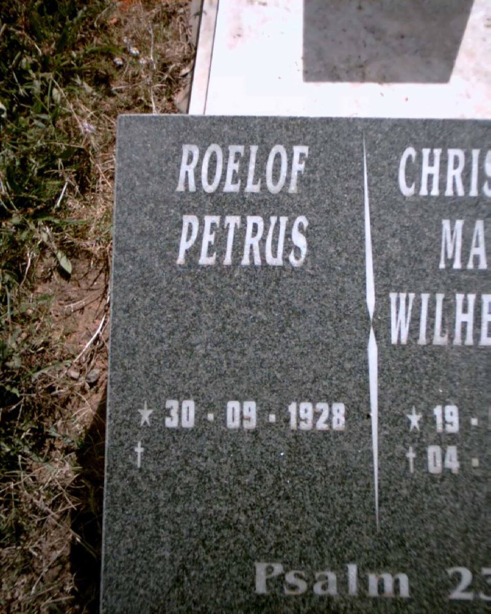 BEKKER Roelof Petrus 1928-