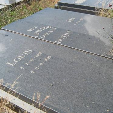 BOTHA Louis 1928-1990 &amp; Ria 1927-