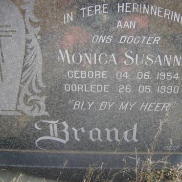 BRAND Johannes Jacobus 1918-1991 &amp; Maria Susanna Elizabeth GERENGER 1923-2010 :: BRAND Monica Susanna 1954-1990