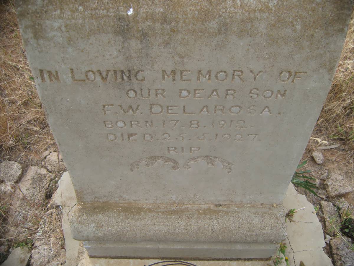 DELAROSA F.W. 1912-1927