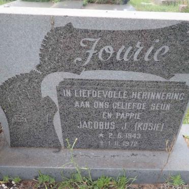 FOURIE Jacobus J. 1943-1972